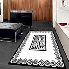 Dekoratif Geometrik Desenli Dijital Baskılı Halı
