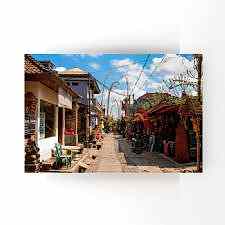 Bali Sokakları Tablosu
