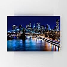 New York'ta Gece Manzarası Tablosu