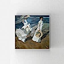 Joaquin Sorolla - Walk on the Beach Tablosu