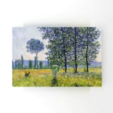 Claude Monet - Kavaklar Altında Tablosu