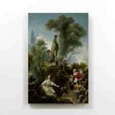 Jean Honore Fragonard - The Meeting Tablosu
