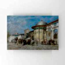 Alberto Pasini - At Pazarı Tablosu