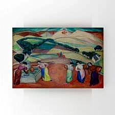 Diego Rivera - At the Fountain of Toledo Tablosu