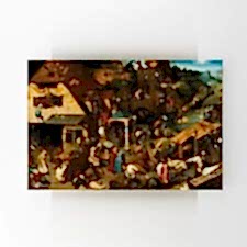 Pieter Brueghel - The Dutch Proverbs Tablosu