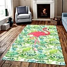 Flamingo Desenli Dijital Baskılı Halı