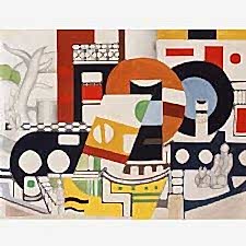 Fernand Leger - Le Remorqueur Tablosu
