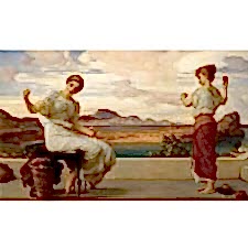 Lord Frederic Leighton - Winding the Skein Tablosu