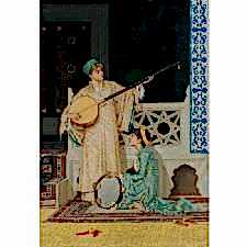 Osman Hamdi Bey - İki Müzisyen Kadın Tablosu