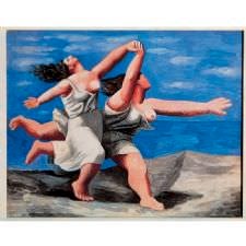 Pablo Picasso - Women Running Tablosu