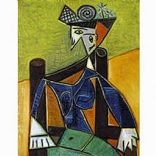Pablo Picasso - Femme Assise Tablosu