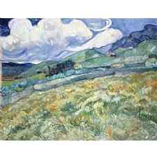 Vincent van Gogh - Saint Remy Manzara Tablosu