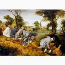 Pieter Brueghel - Körlerin Yürüyüşü Tablosu