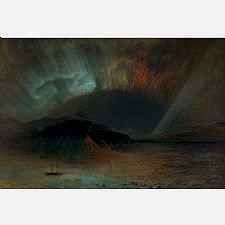Frederic Edwin Church - Aurora Borealis Tablosu