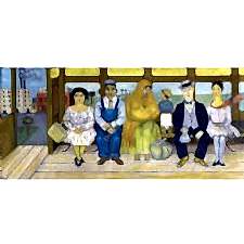 Frida Kahlo - The Bus Tablosu