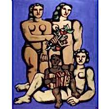 Fernand Leger - Three Sisters Tablosu