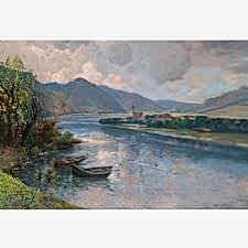 Karl Vikas - Summer Landscape Tablosu