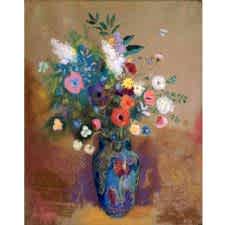 Odilon Redon - Çiçek Buketi Tablosu