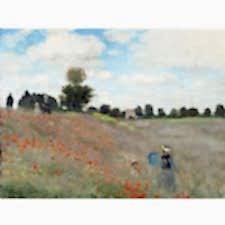 Claude Monet - Poppy Field Tablosu