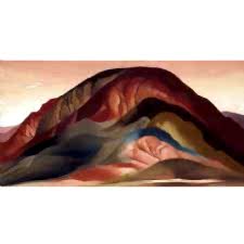 Georgia OKeeffe - Rust Red Hills Tablosu