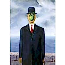 Rene Magritte - The Son Of Man Tablosu