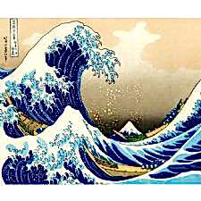 Ando Hiroshige - Wave Of Kanagawa Tablosu