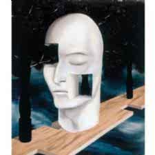 Rene Magritte - The Face Of Genius Tablosu