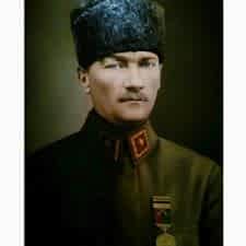 Üniformalı Atatürk Tablosu