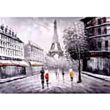 Paris'te Renkli İnsanlar Tablosu