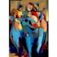 Müzik Eşliğinde Dans Tablosu