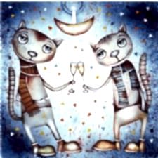 Champagne Cat Tablosu
