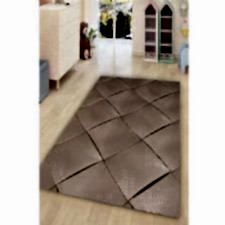 3 Boyutlu Baklava Desenli Dijital Baskılı Halı